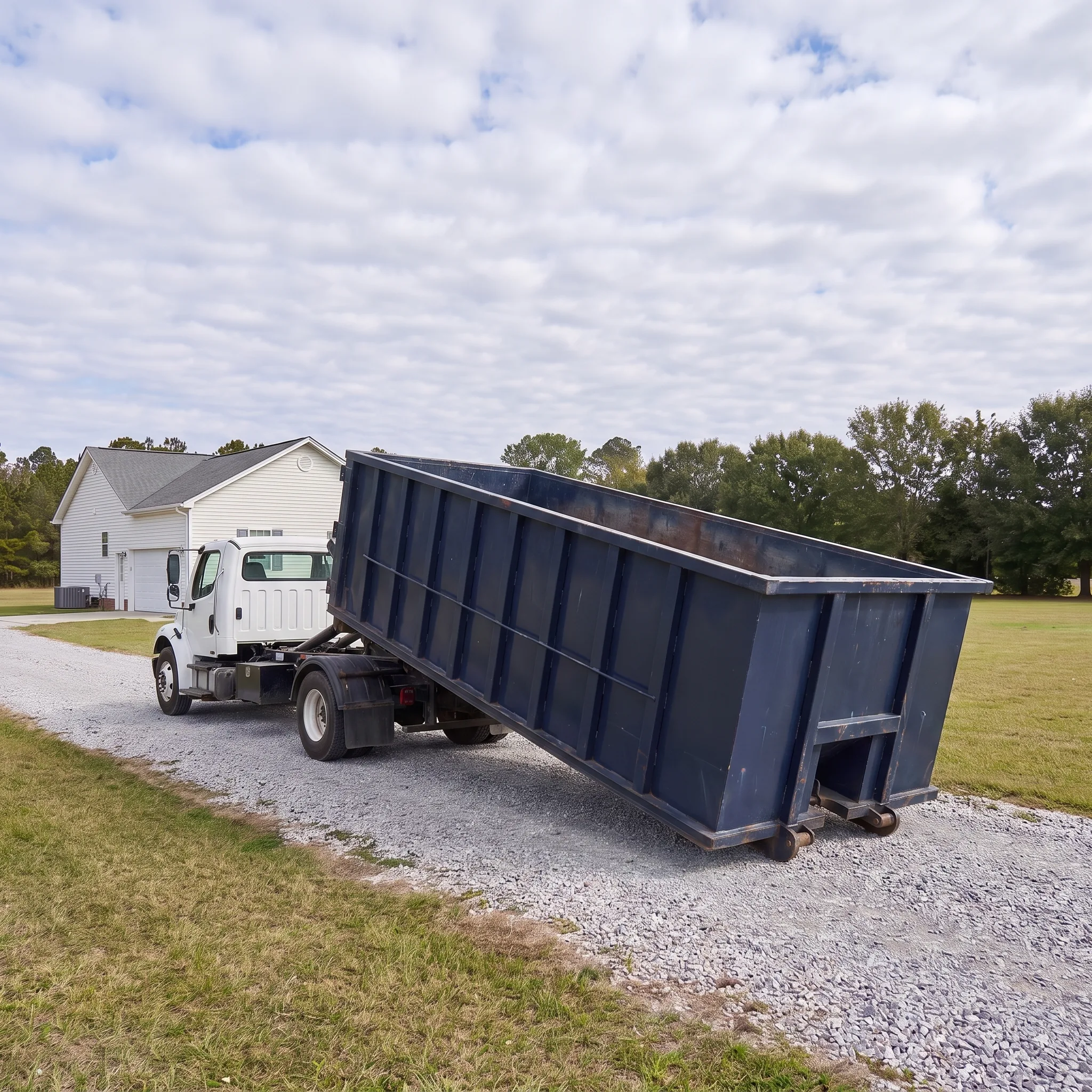 Roll-off dumpster delivery in Kansas